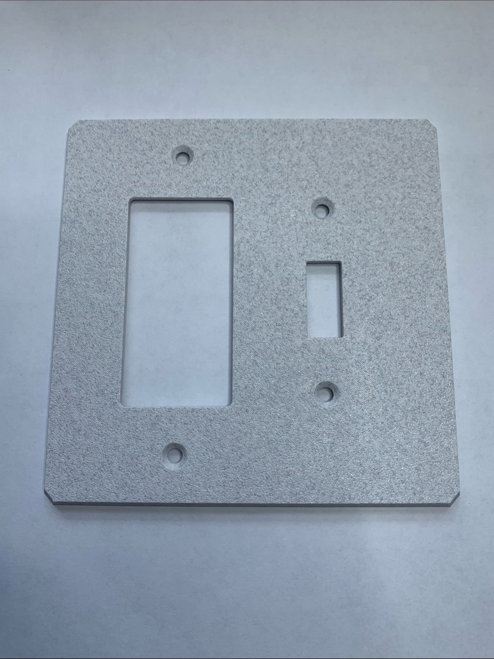 3 Pack Marble Textured GFI Rocker and Light Switch Dual Wall Plate Cover